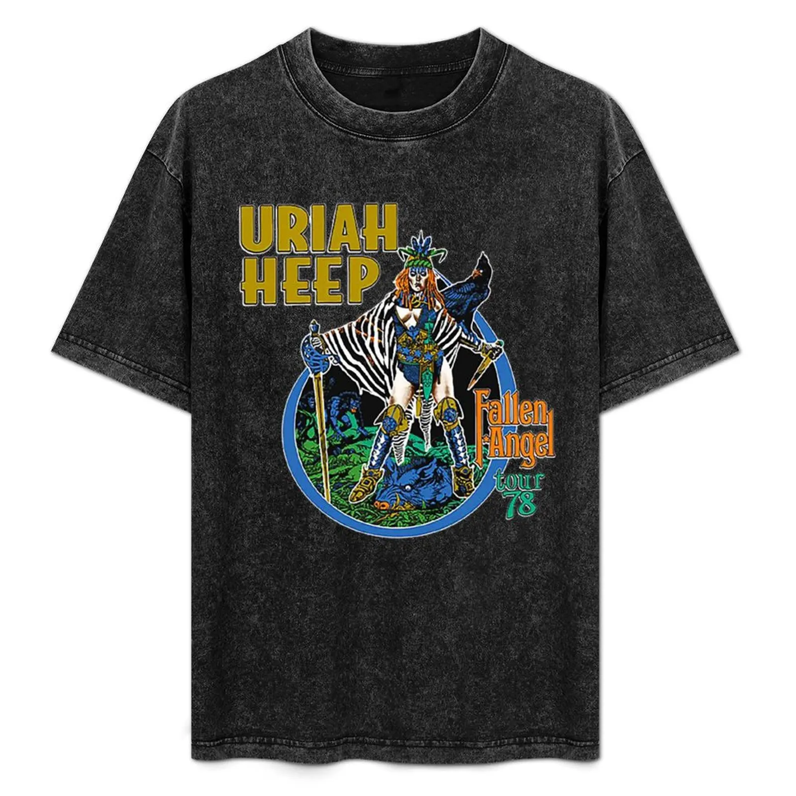 

Футболка Uriah Heep, легкая базовая рубашка с короткими рукавами