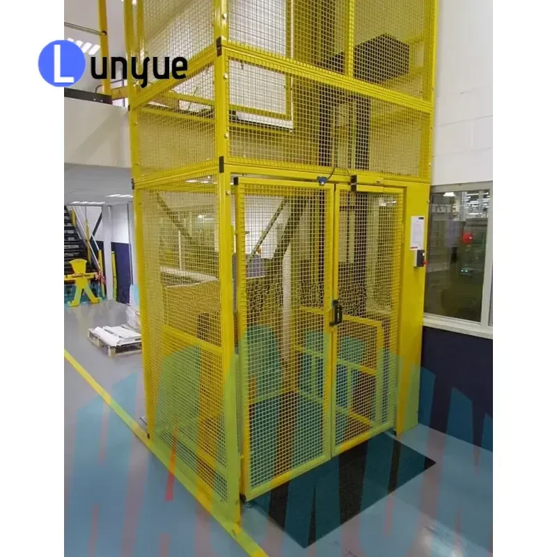 500kg Electric Cargo Lift Elevator 15m Height Heavy Duty Freight Lifting Platform for Warehouse Factory Industrial Use