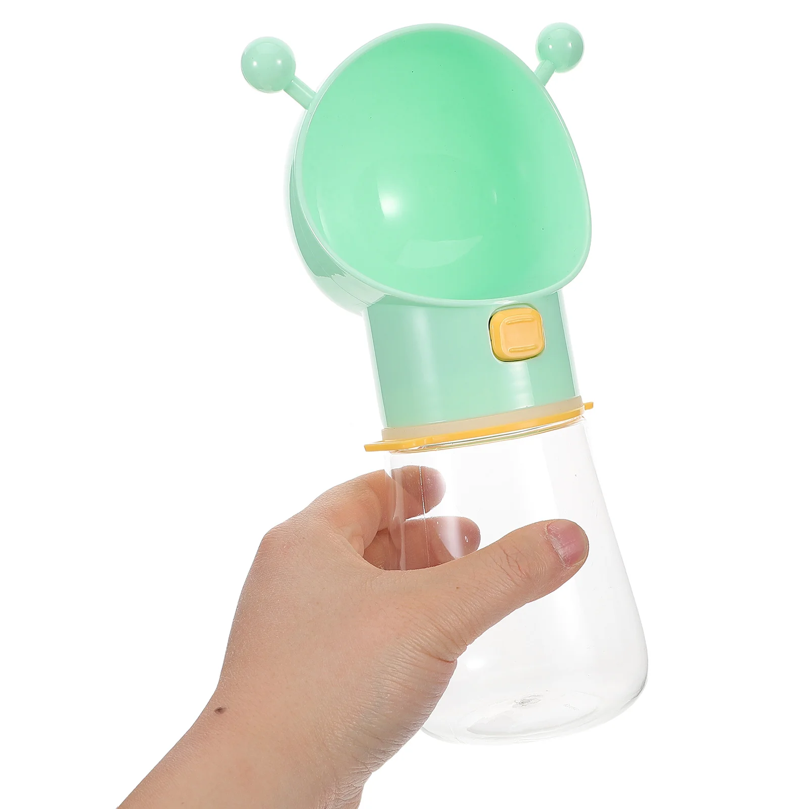 Portable Pet Cup 500ml Light Green Silica Dog Walking Water Bottle Gel Travel Dog Bottle Puppy Dispenser Hiking Outdoor - Image 4