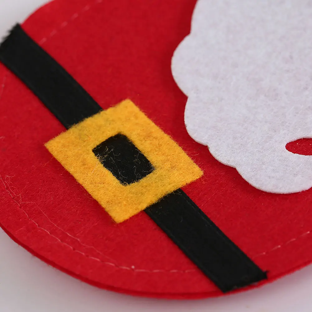 

6pcs Christmas Decorations Silverware Bags For Christmas Tableware Holder Cutlery Pouch Holiday Dinner Party Ornament Storage