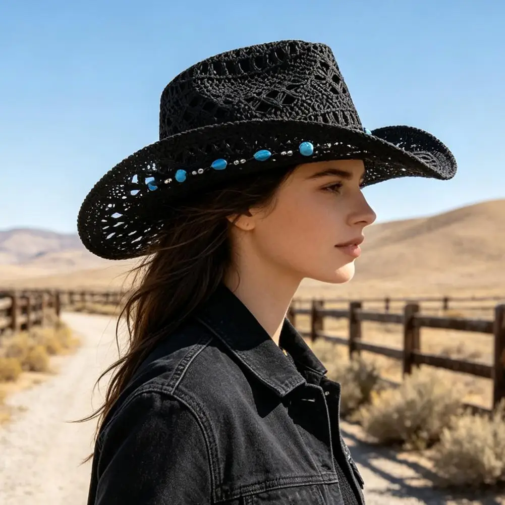 Chapéu de Cowboy de Aba Larga  - Cowboy Hat Straw avaliação e preço