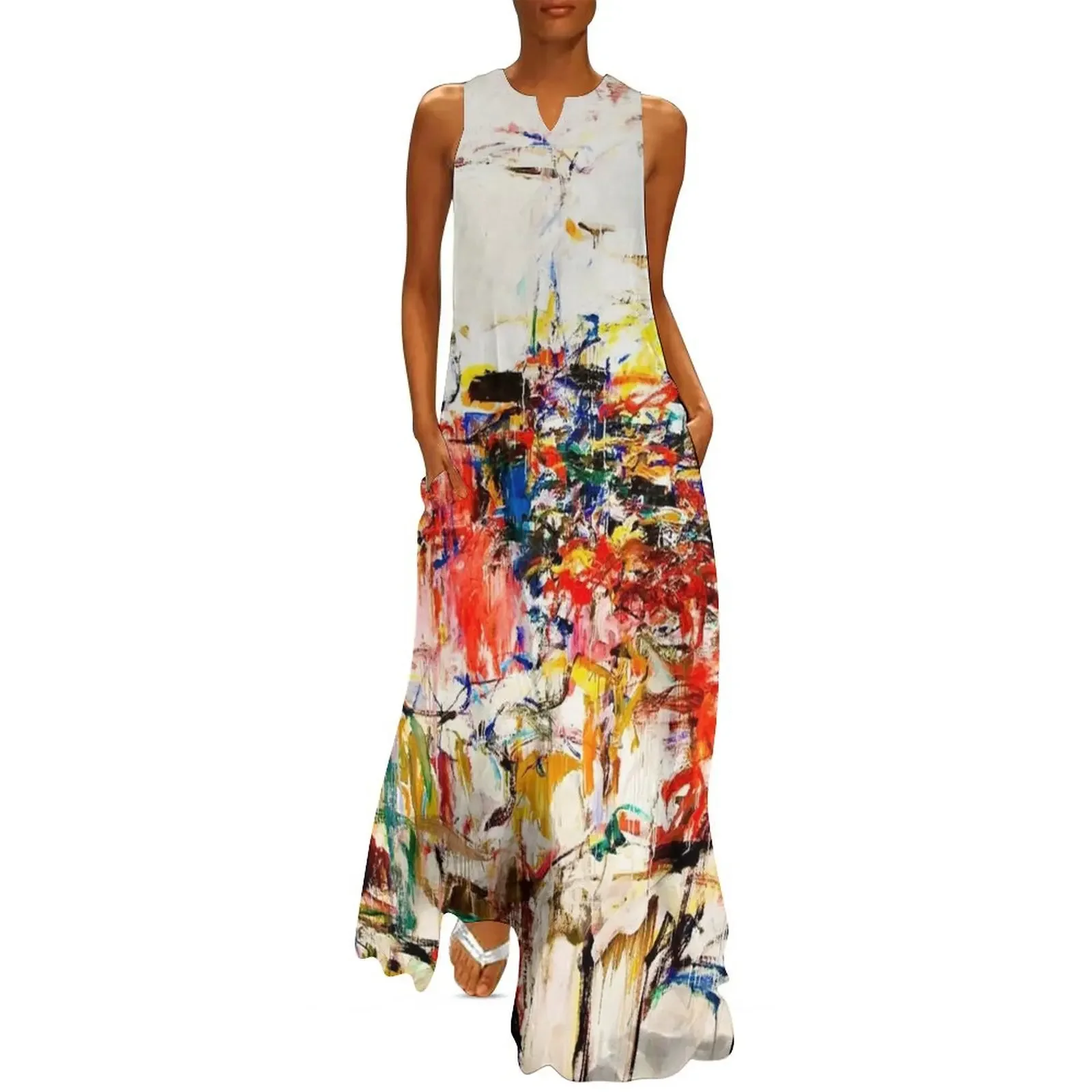 

Slow Joan Mitchell Long Dress party dresses woman summer dress korean women Womens dresses Women's long dress