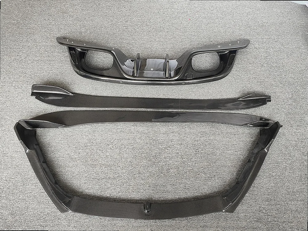 High Quality Genuine Front Lip Side Skirt Rear Diffuser Body Kit for 2013-2019