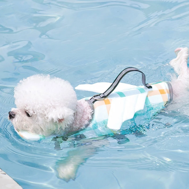 Dog Life Jacket Angel Wings Design Pet Swimming Vest for Small Medium Large Dogs Dog Swim Life Preserver Safety Flotation Vest