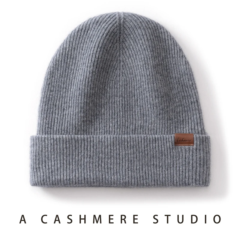 DjzDsm Winter Hats for Women/Men Outdoor Casual Beanies Knit Cashmere Beanie Caps Two-Layer Thicken Hat Windproof Warm Cap For