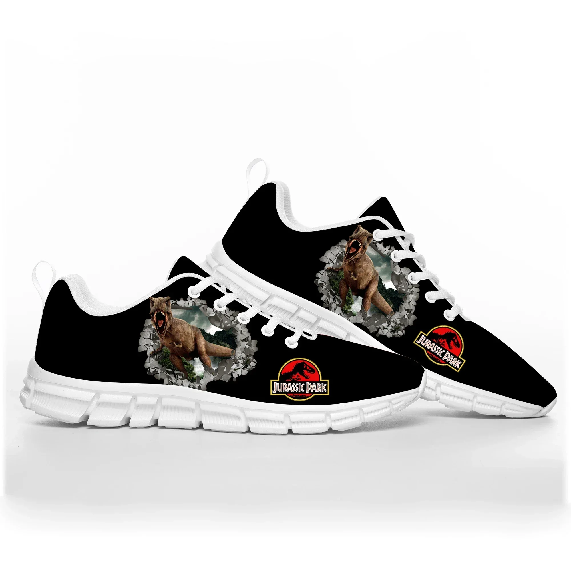 

Dinosaur World Cartoon Jurassic Park Sports Shoes Mens Womens Teenager Kids Children Sneakers Custom High Quality Couple Shoe