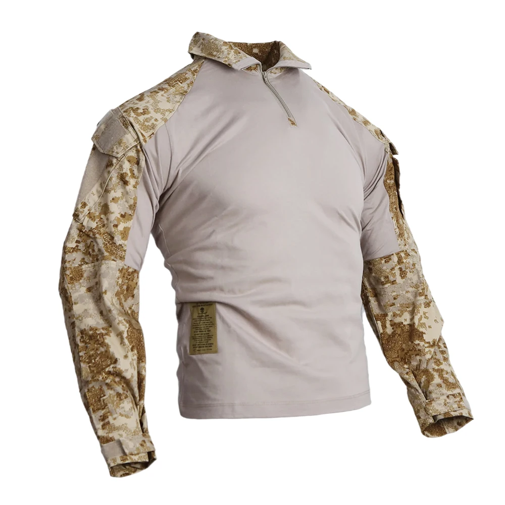 Camiseta táctica Emersongear G3 manga larga – Camuflaje Airsoft - imagen 2