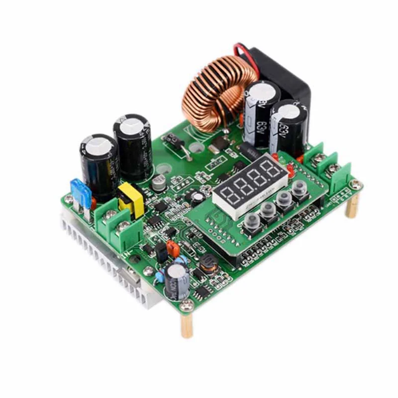 

A08F-DC Buck Converter, DC To DC Buck Power Module 10V-65V To 0-60V 0-12A Adjustable Voltage Regulator Transformer Board