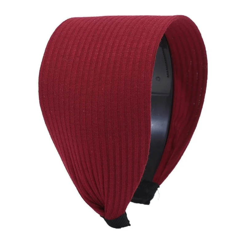 Black Wide-brimmed Headband Toothed Non-slip Hair Band White Hair Sports Makeup Headbands for Women Diademas Hairband