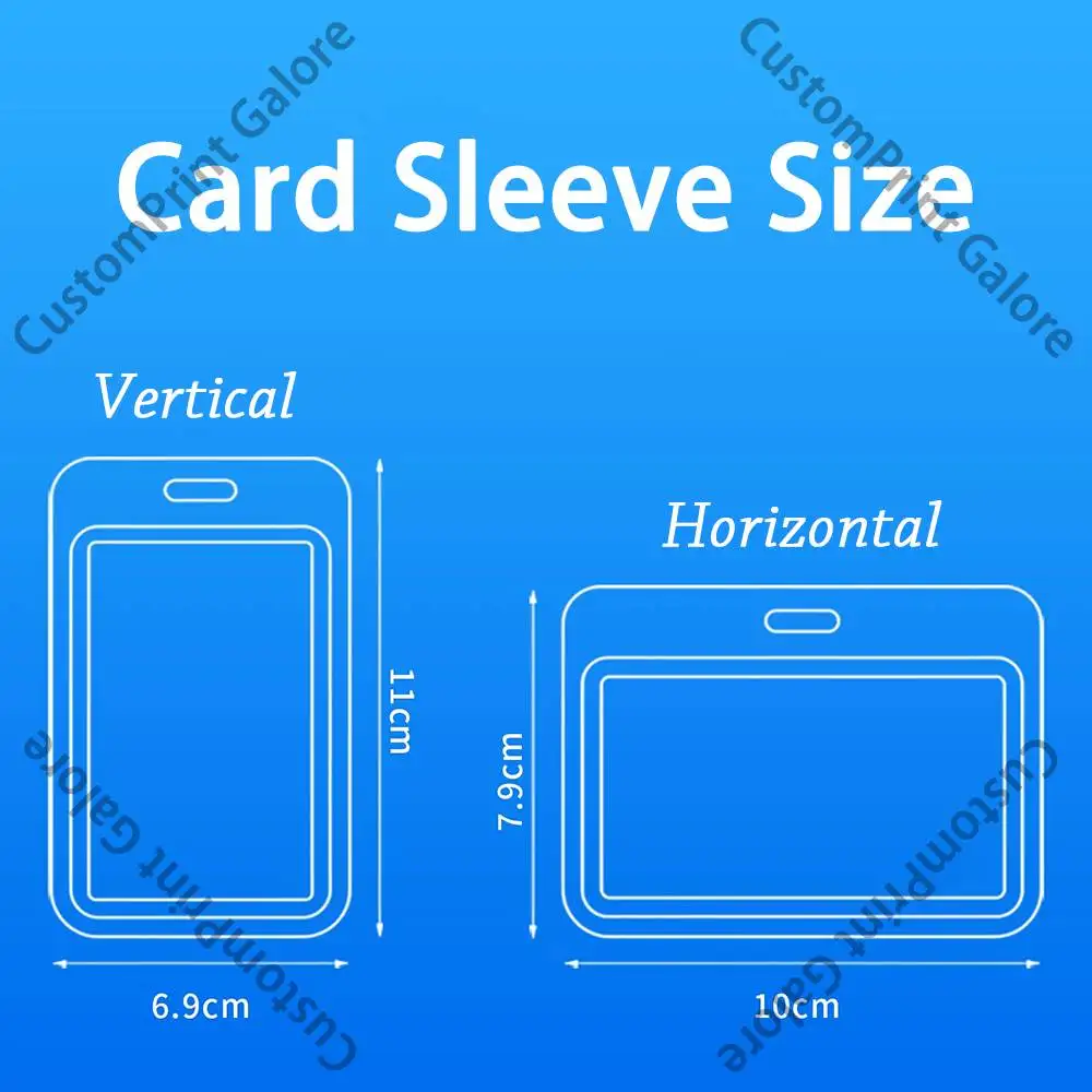 V-Vena P-Psychopomp Game PVC ID Card Holder Badge Office Work Card Sleeve Anti-Scratch Case