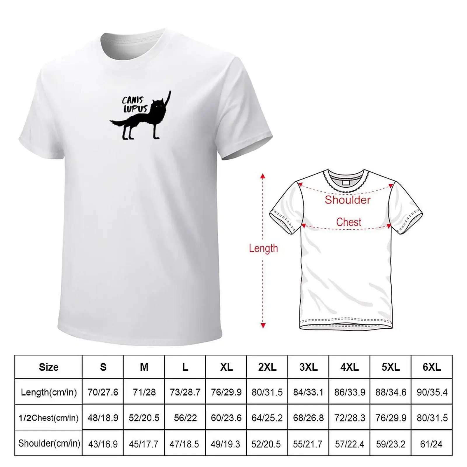 Canis Lupus T-Shirt shirts graphic tees quick-drying mens t shirts pack