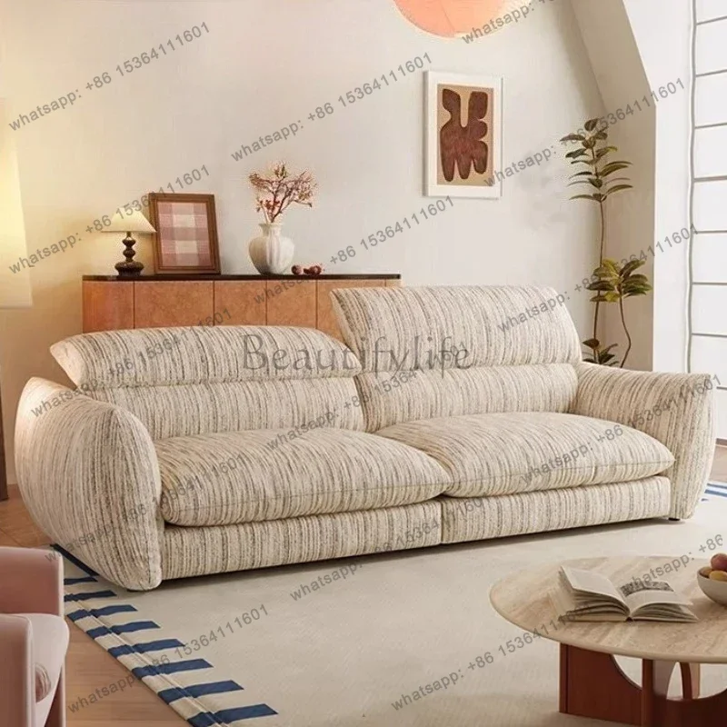 YJ 120cm to 400cm Modern luxury linen fabric straight sofa living rooms couch living room sofas Armchair couches home furniture