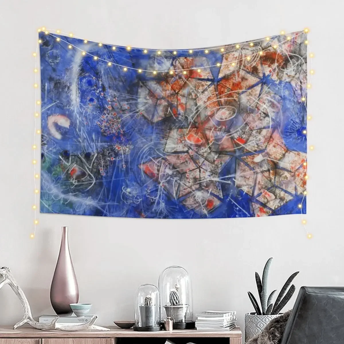 comment une conscience se fait univers - roberto matta Tapestry Nordic Home Decor Decorative Wall Tapestry