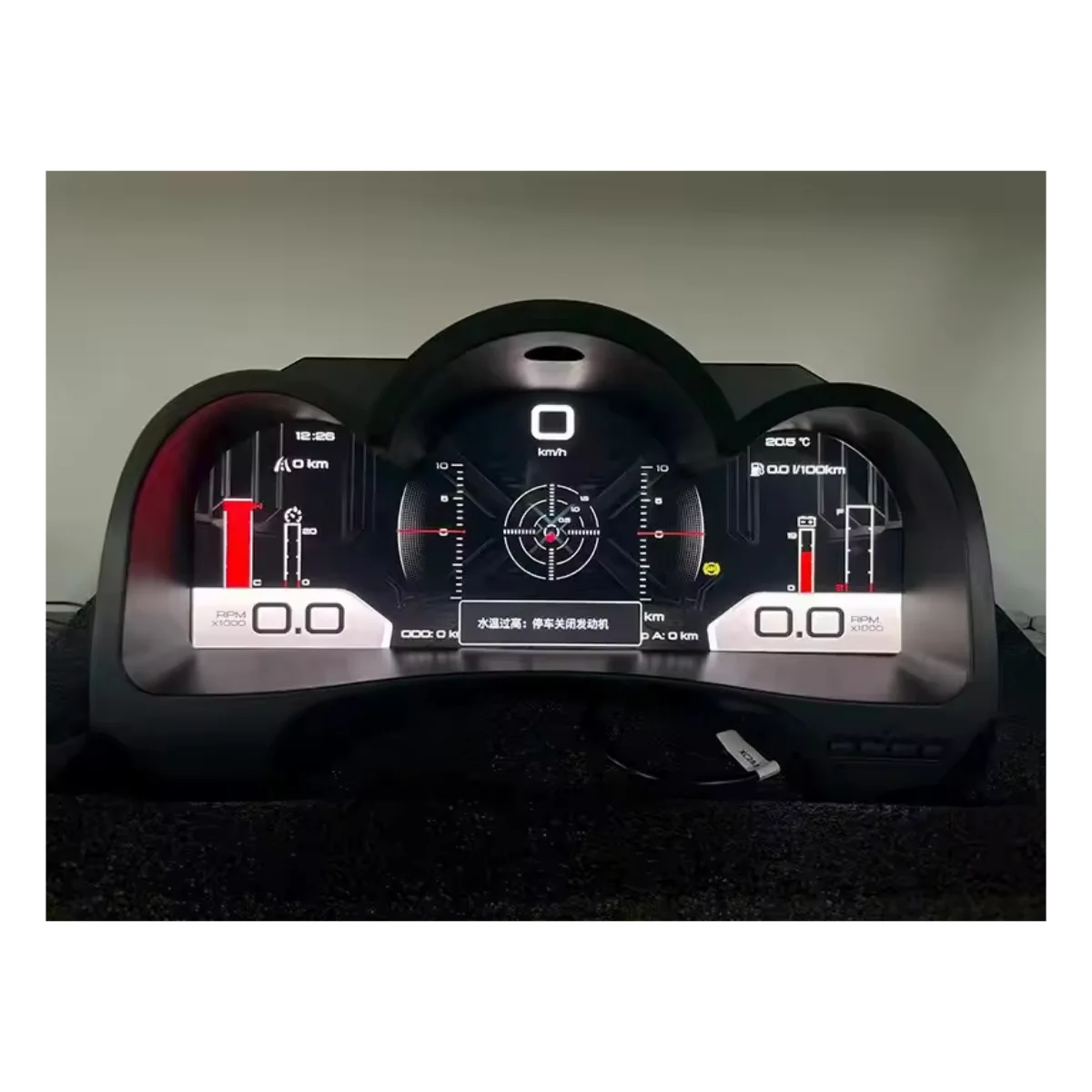 DOS Car LHD&RHD LCD Digital Speedometer For Toyota Hilux Vigo Fortuner 2005-2015 Auto Meter Dashboard Panel Cluster With TPMS