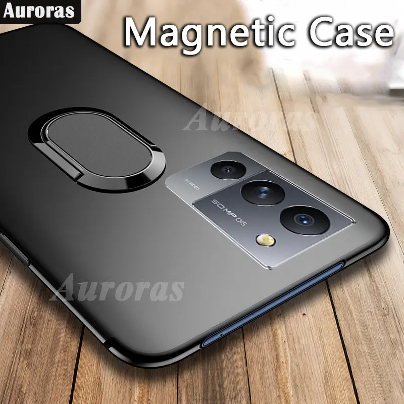 

Auroras For Lenovo Legion Phone Y70 Y90 Case Thin Back Matte With Magnetic Attraction Ring Cover Legion Phone 2 Pro Soft Case