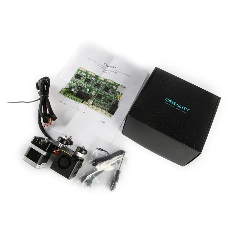 CREALITY Ender 3 Direct Drive Extruder voor Ender 3 / Ender-3 Pro Verbeterde 42-40 stappenmotor Hotend Kit 1,75 mm ventilatorkabels