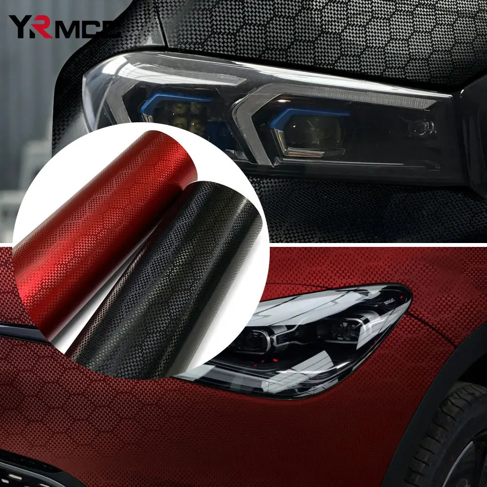 

Car Sticker Vinyl Matte Diamond Forged Carbon Film Anti-scratch Waterproof Creative Decoration Wrap Stickers for Car Accessory