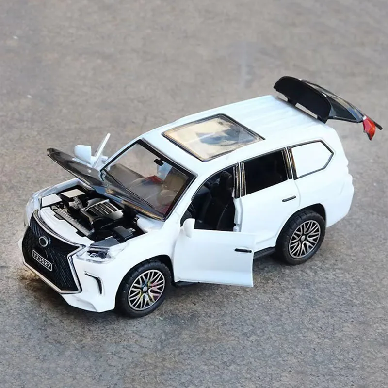 سبيكة مخصصة سيارة 1/36 مقياس نموذج SUV سيارة معدنية نموذج محاكاة دييكاست سيارات اللعب