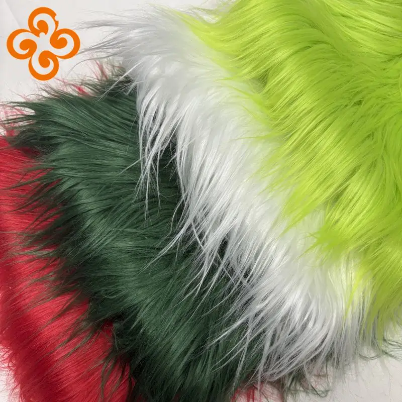 9cm Long Pile Faux Fur Fabric Soft Plush Clothing Fabric Handmade for Fursuit Patchwork Garment Material DIY Sewing Accessories