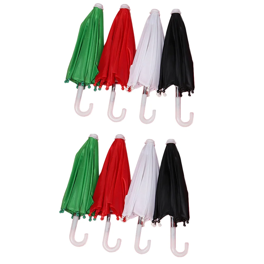 

8 Pcs Color Umbrellas Accessories Perfect for Costumes Compact Lightweight Toy Umbrella Safe Practical