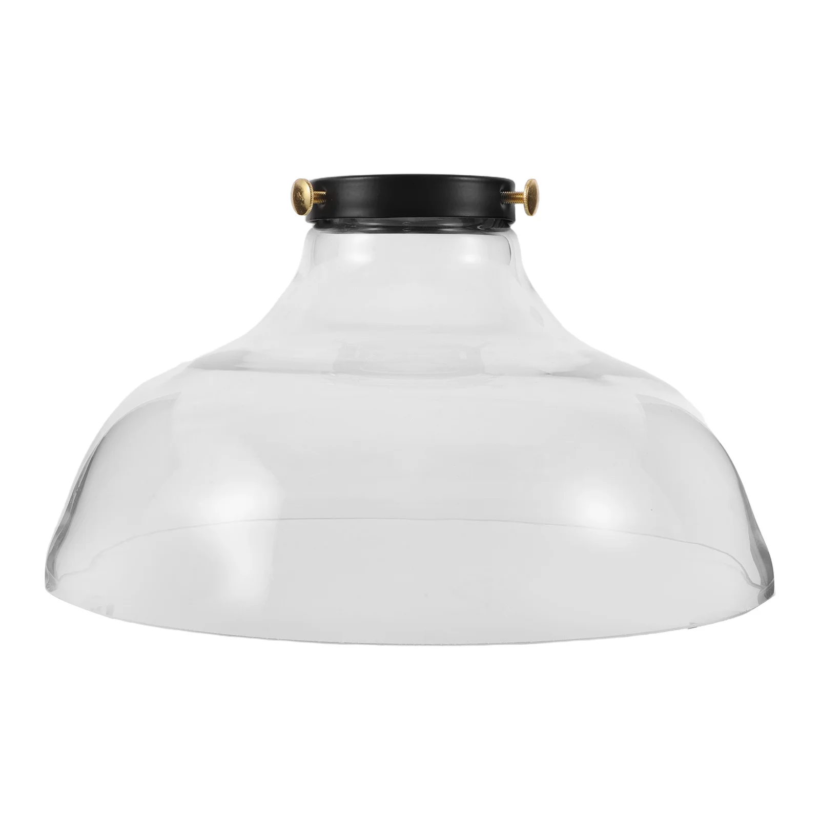 

Стеклянный абажур в форме воронки, ручной работы, из прозрачного термостойкого боросиликатного стекла, для настольной лампы, потолочного светильника, цоколь E26 E27