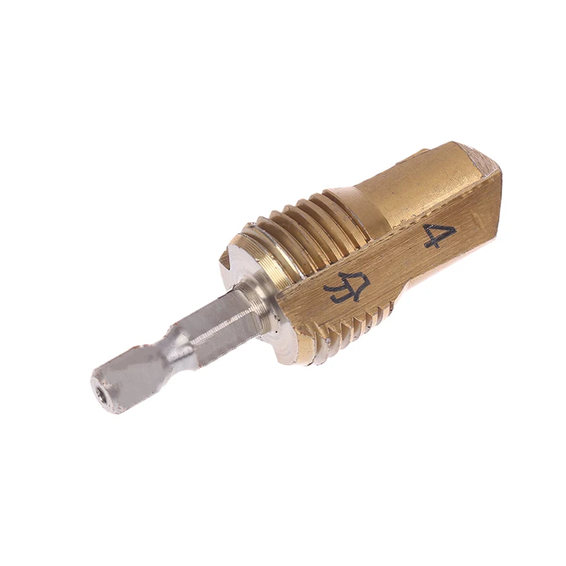 1/2 قطعة الحفر اللكم لا الانزلاق 4/6 نقطة PPR انبوب ماء مثقاب الخشب سداسية مقبض ثقب افتتاح الخطوة