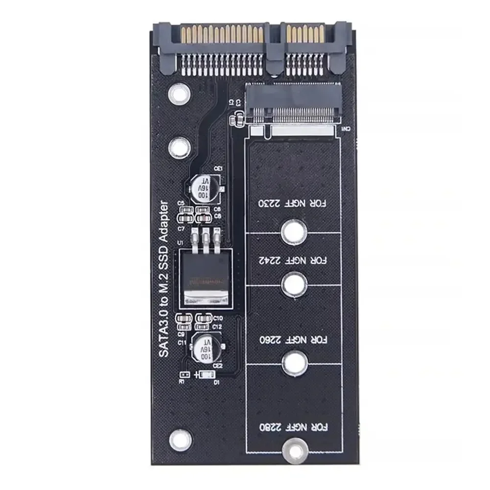 M. 2 NGFF to SATA3 hard drive adapter card, stable/high-speed NGFF solid-state drive to 2.5 SATA