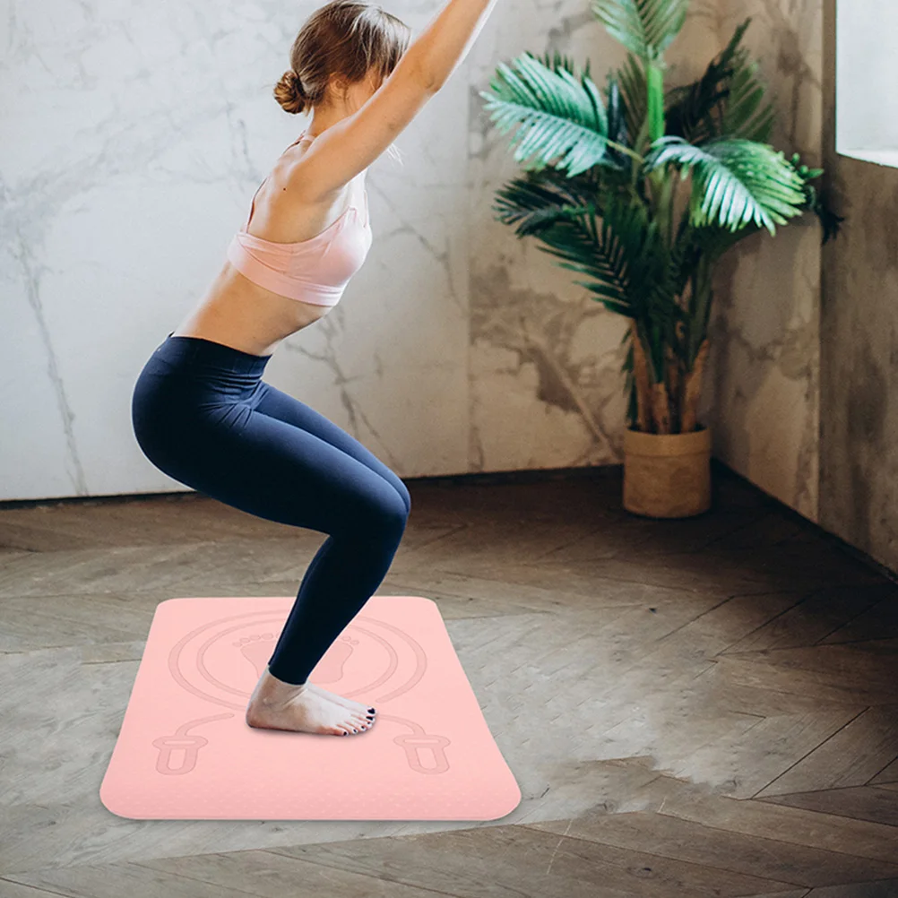 

Anti-Slip Jumping Mat 4Mm Dense Workout Surface Quiet Skipping Pad for Indoor Sports Yoga Household Exercise Training Mat