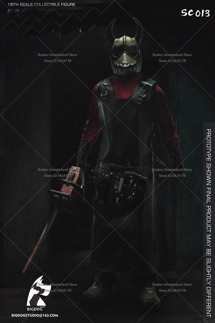 В наличии BIGDOG STUDIO SC013 масштаб 1/6, ужасающая голова быка, солдат, классический фильм, 12 дюймов, полный набор, экшн-фигурка, коллекция кукол