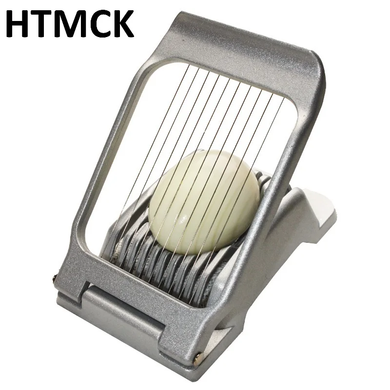 Egg Slicer Heavy Duty Aluminium Alloy Egg Slicer Cutter for Hard Boiled Eggs Multipurpose Egg Cutter Mini Manual Egg Slicer
