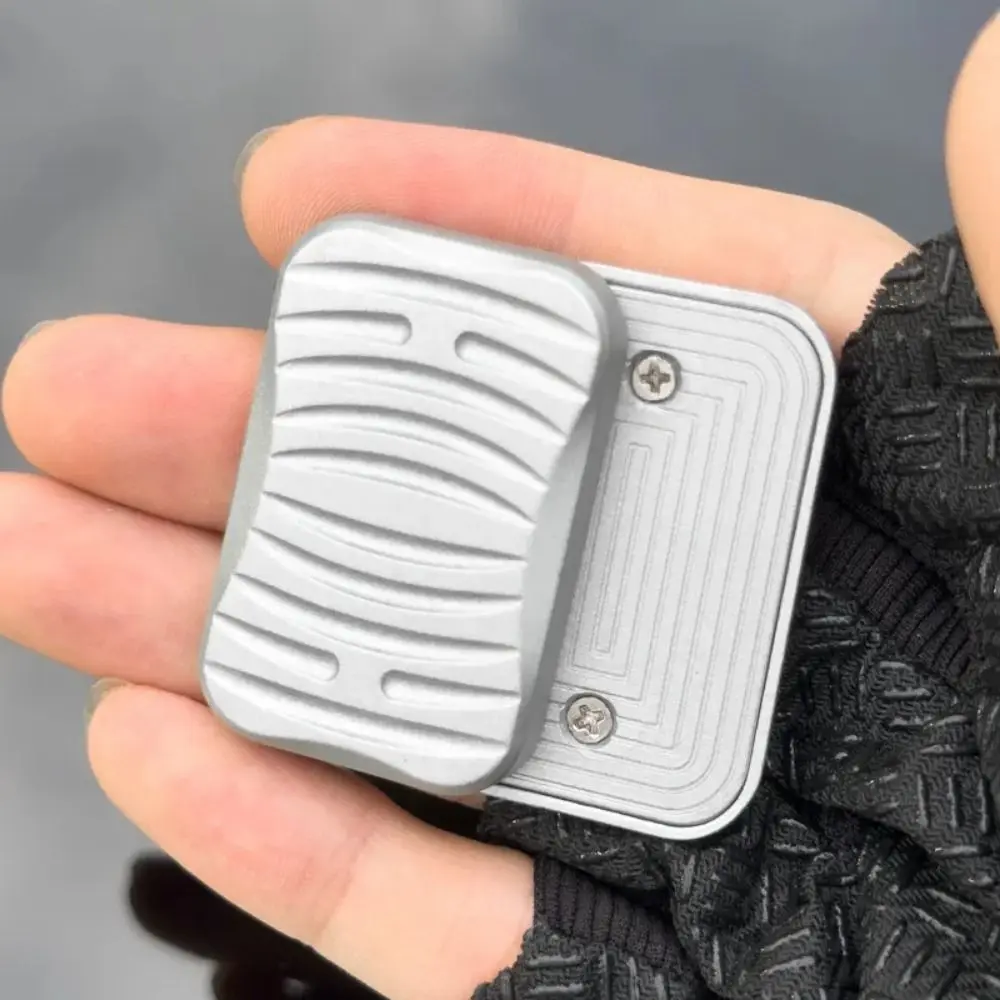 Metal Construction Fidget Mechanical Slider Magnetic Mechanism Sensory Design EDC Fidget Toys Stress Reducing Magnetic Push Card