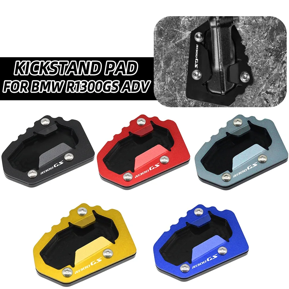

For BMW R1300GS R 1300GS Adventure R1300R 2023-2024 Motorcycle Accessories Kickstand Pad Foot Side Stand Extension Support Plate