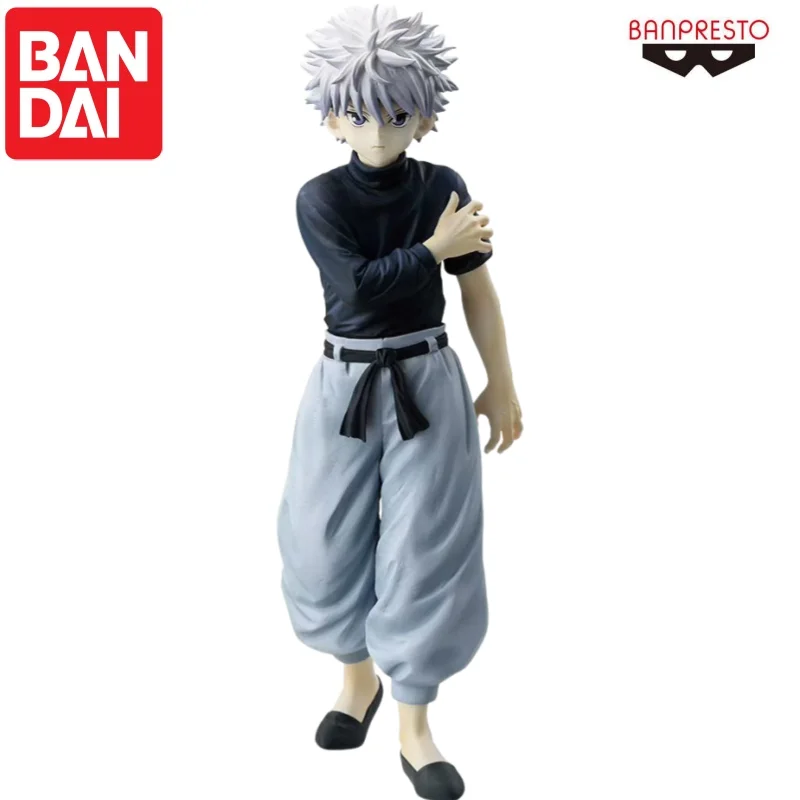 

Bandai в наличии, оригинальная кукла Banpresto Killua Zoldyck, новая фигурка в штучной упаковке, анимационные периферийные устройства, персонажи, гараж