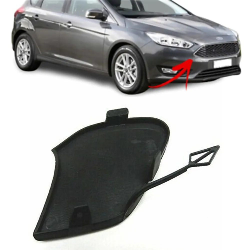 

Tow Hook Eye Cover F1EB17A989AB 1879568 Fit For FORD FOCUS MK3 2014 2015 2016 2017 2018 Front Bumper Practical ABS Black