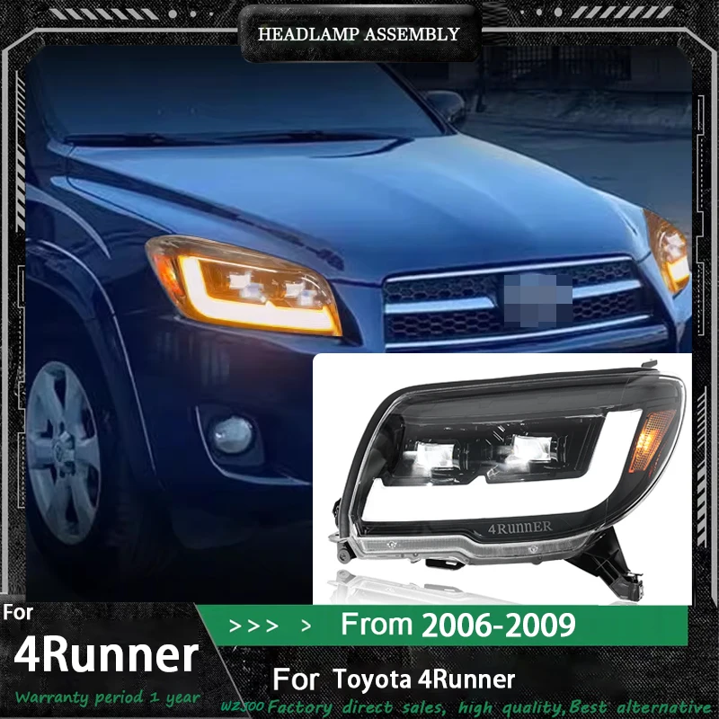 

Car LED Upgrade Headlight Accessories For Toyota 4Runner 2006-2009 DRL Brake Turn Signal Lamp Plug and Play Tool Accessories