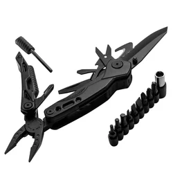 Stainless Steel Multifunction Pocket Knife Multi-tool with Folding Pliers Mini Portable Outdoor Multipurpose Repair Pliers
