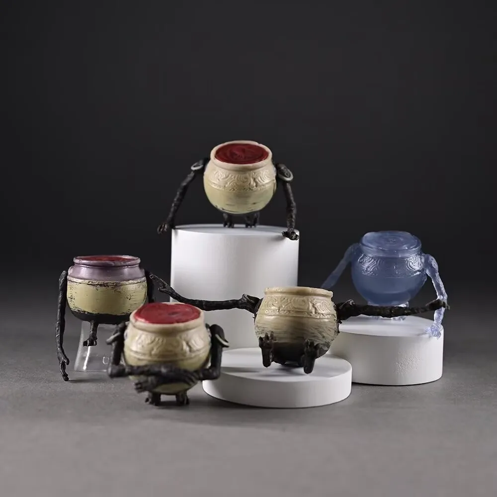 

Small Pot Gashapon 5PCS Action Figure Mini Figure Model Toys Collectible Joint Movable Doll Christmas Present Decoration