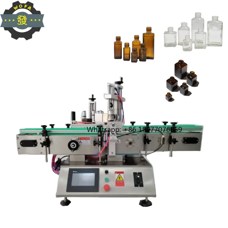 Fully Automatic Plastic Bag Flat Labeling Machine Self-Adhesive Sticker Color Box Surface Aluminum Foil Box Labeling Machin