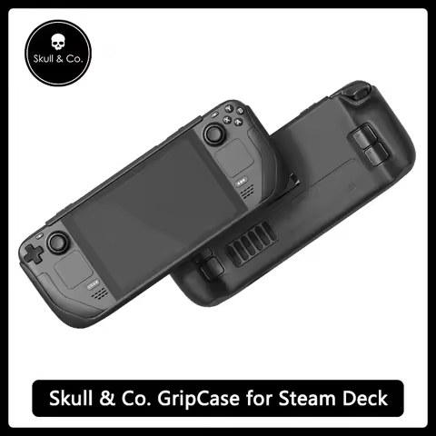 Skull &amp; Co. GripCase SD Protective Case Standable Cover Shell for Steam Deck，Shock-Absorption Non-Slip SKULLCO NEW