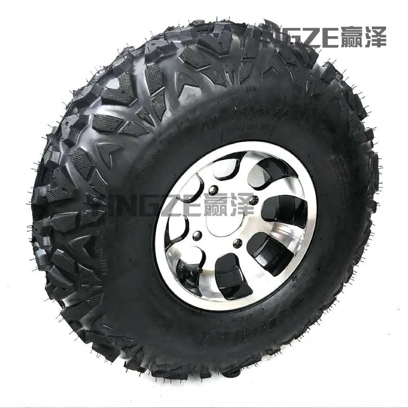 

Four-wheel Cross-country Steel Tube Kart 10-inch Tire ATV 23X7-10-inch Vacuum A-shaped Tire Aluminum Wheel Hub