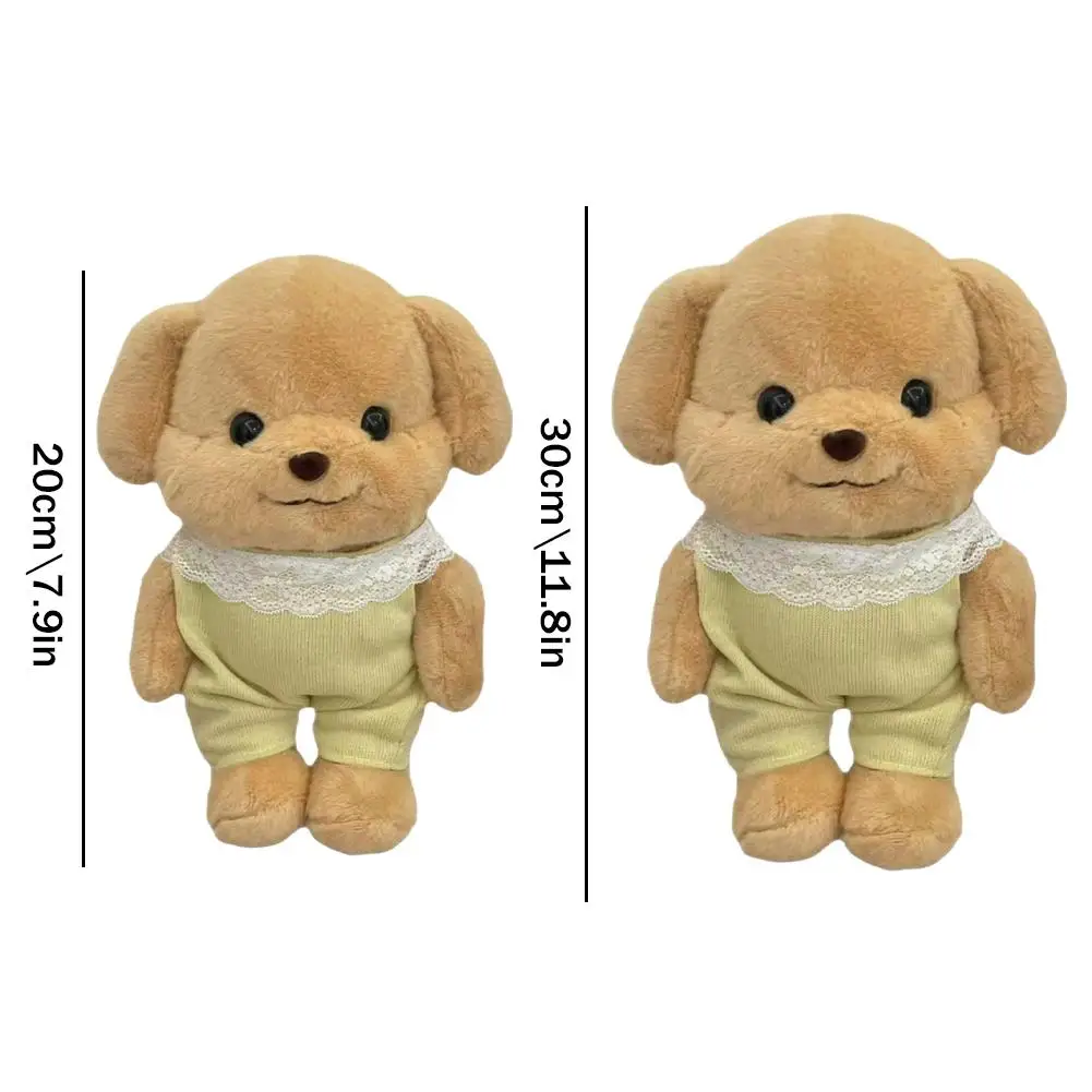 Sylvan 20/30/40cm Mini Baby Poodle Plush Model Hot TT INS Same Cute Dog Family Cartoon Poodle Pillow Birthday Gift Girl Collecti