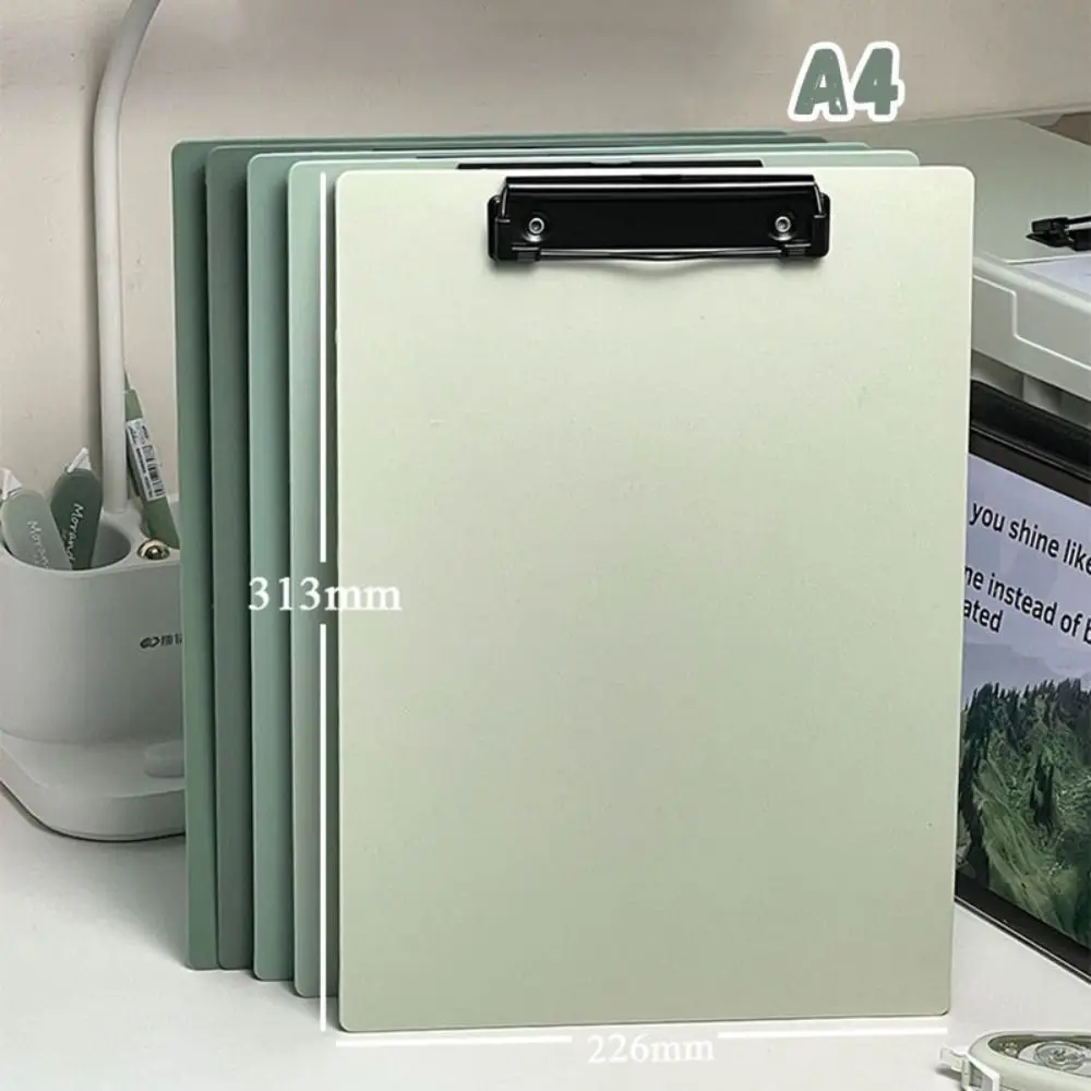 

Simple Gradient Color File Folder Vertical Thickened Clipboard A4/A5 Hangable Storage Menu Contract Clamp Office School