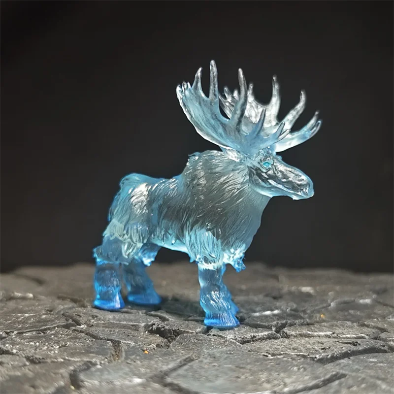 World of Warcraft Figure Hunter Pet Baby Ghost Reindeer Soul Beast Transparent Resin Model War Chess