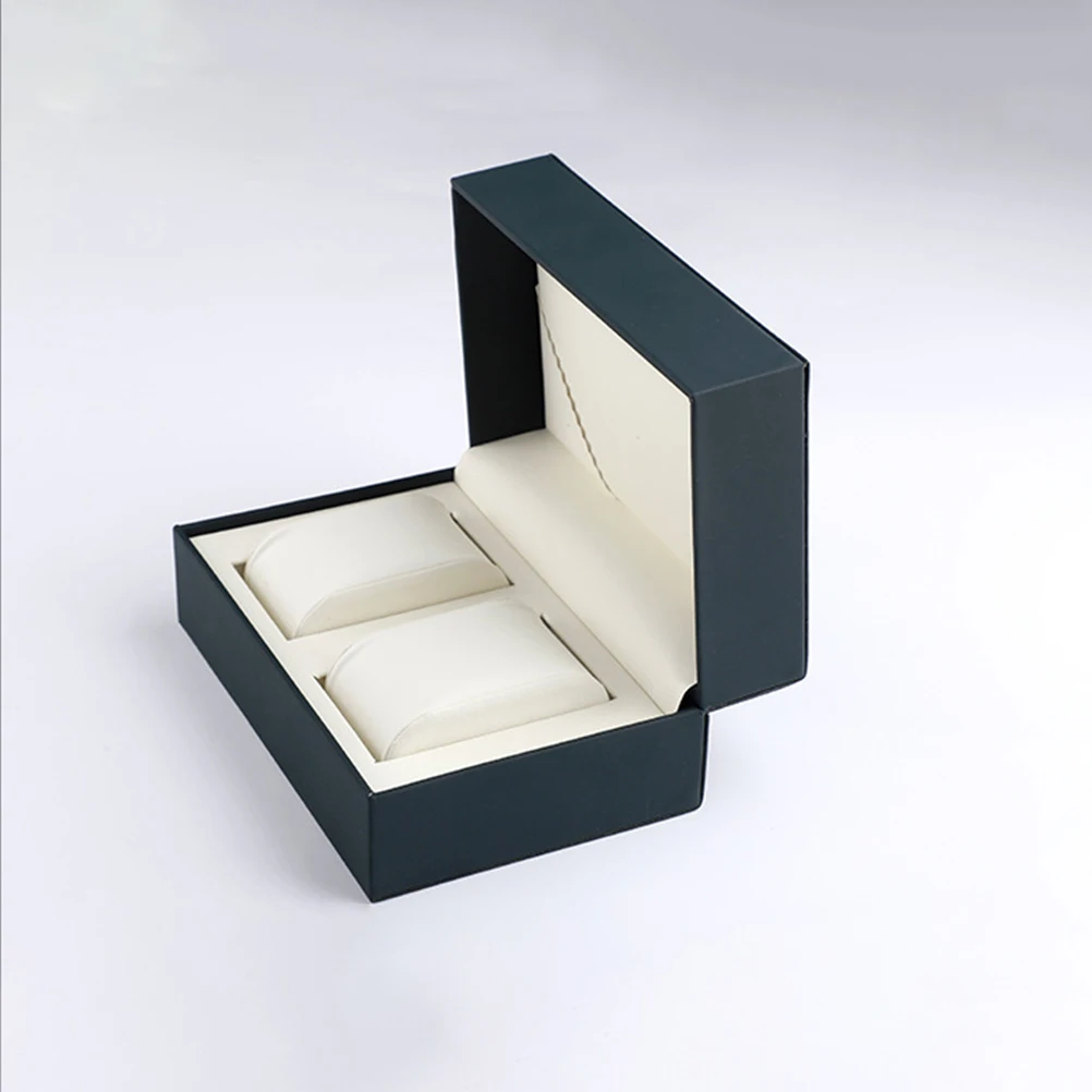 Couple Watch Box Jewelry Storage Case PU Protective Container Bracelet Packing Advanced Fashion Display Box For Watches
