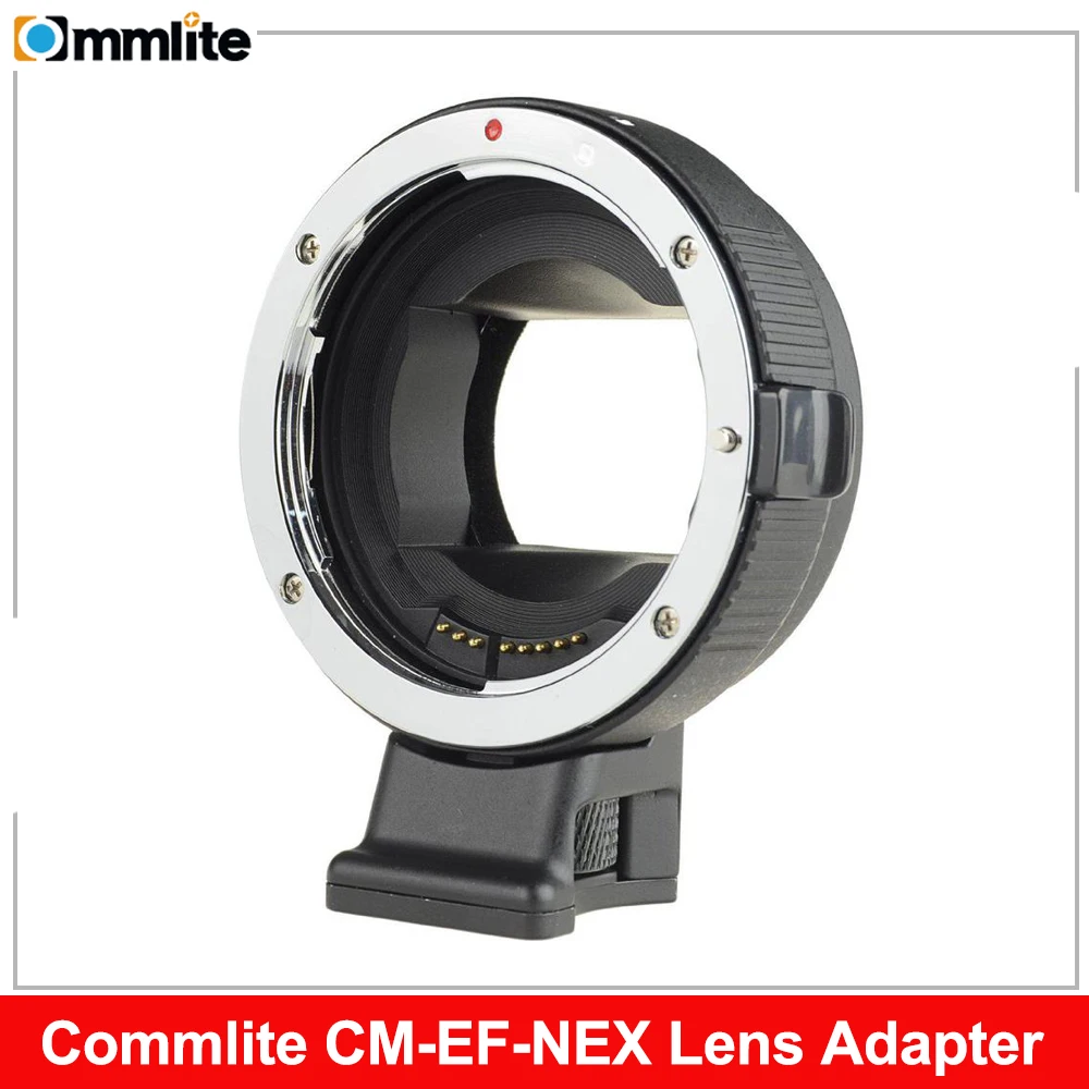 Commlite CM-EF-NEX Auto-Focus Lens Mount Adapter for Canon EF Lens to use for Sony NEX Mount Cameras