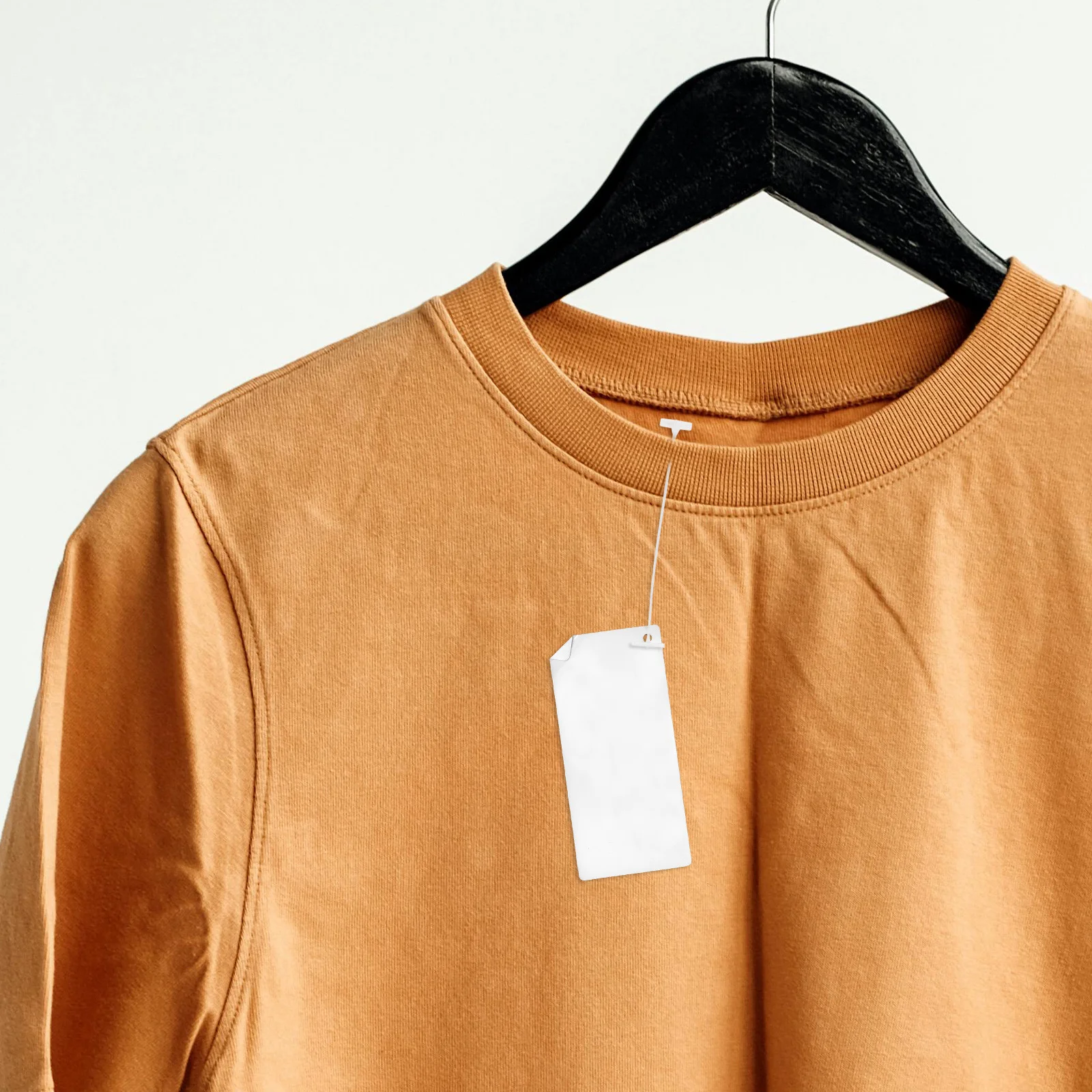 5000 قطعة من مشابك العلامات البلاستيكية، شارة السعر، لا توجد أدوات لا توجد حاجة لتثبيت ملصقات الملابس المعلقة