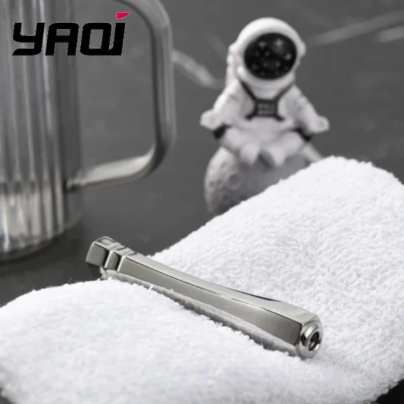 

Ручка безопасной бритвы YAQI Flare из полированной нержавеющей стали 316, мужская безопасная ручка для бритвы, подарок на день рождения для парня