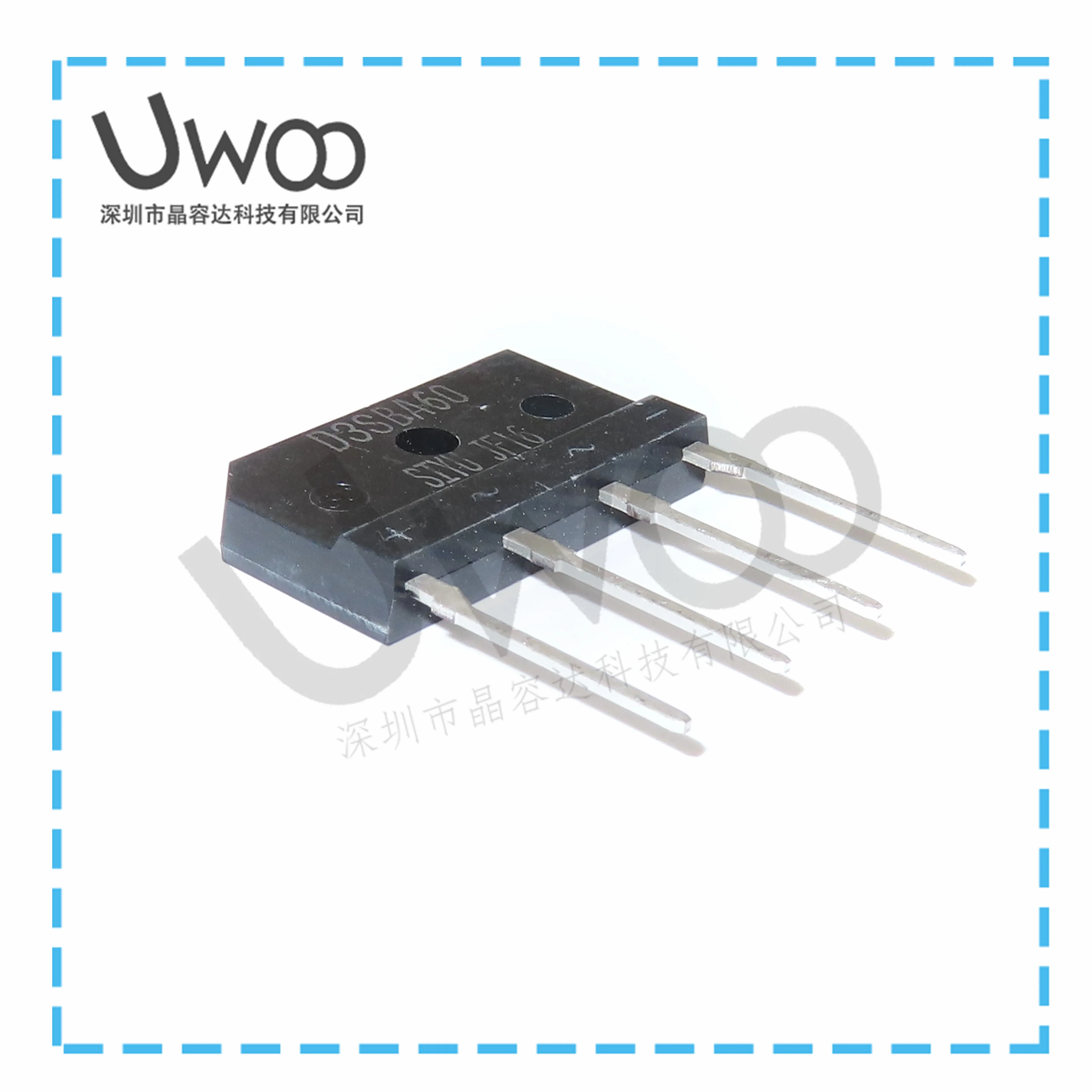 100%Original New D3SB60  ZIP-4  3A 600V    D3SBA60  ZIP4 3A 600V