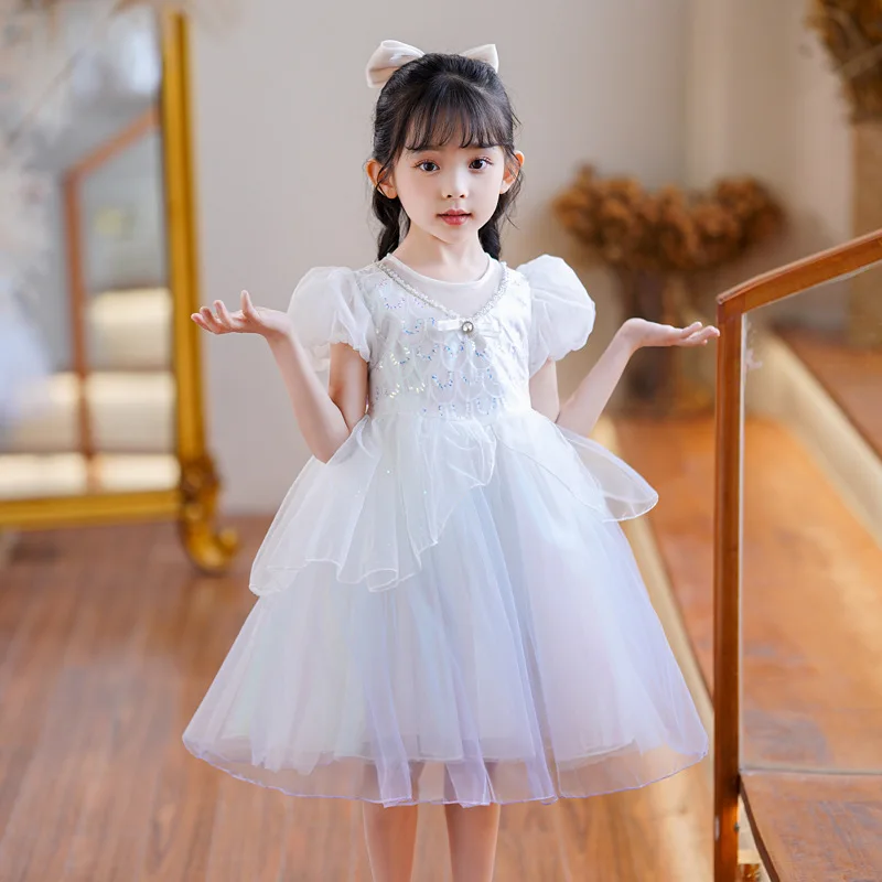 

Princess Dress for Girls Summer New Baby Children's Puffy Dress Stylish Dress