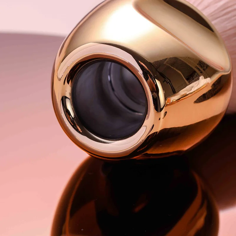 Set di pennelli per trucco dorato da 11 pezzi di altissima qualità, pennello per ombretto, pennello per fondotinta, pennello per correttore, pennello per fard